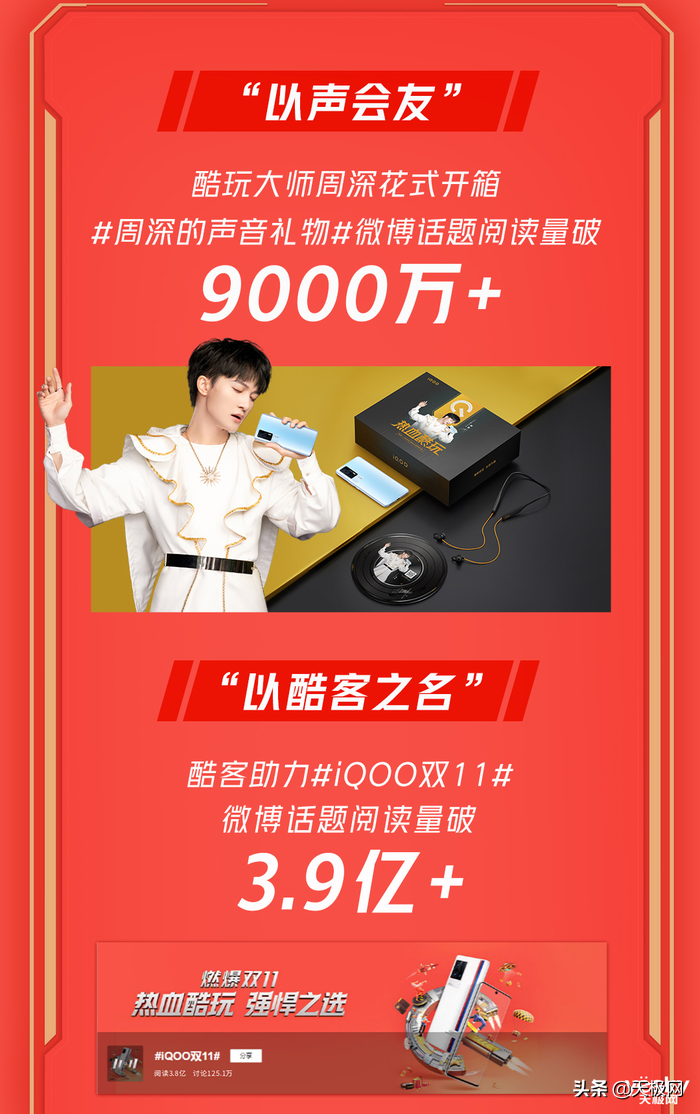 iQOO双11实力霸榜 多款机型斩获电商平台冠军