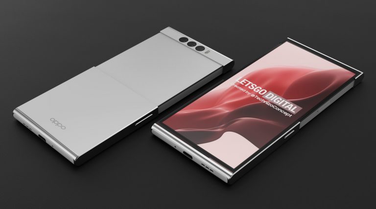 oppo 滑盖手机曝光,形态更小巧,屏幕可以上下伸缩滑动