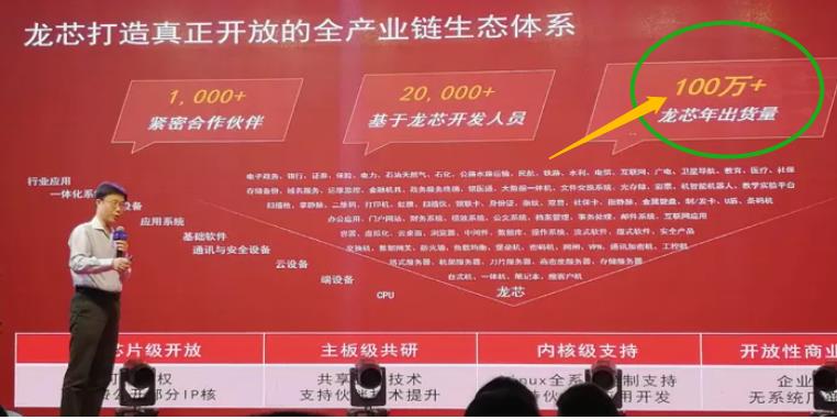 都说龙芯快追上intel,年销100万颗了,为何我们却很少见到