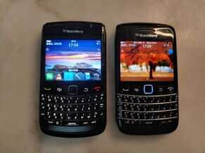 黑莓bold9790，屏幕和键盘的平衡