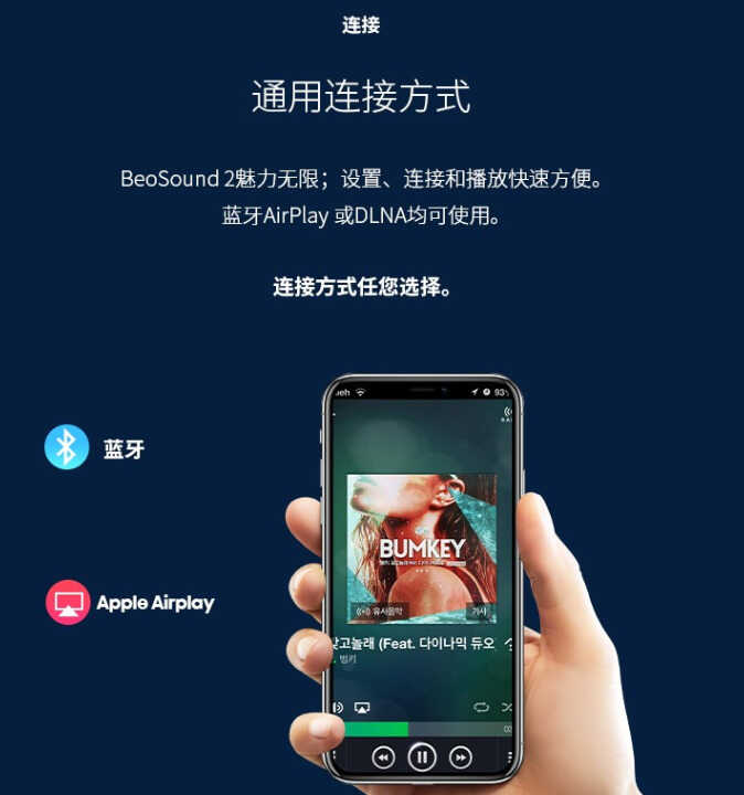 B&O BeoSound 2 无线蓝牙HIFI音箱