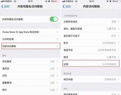 苹果个别软件如何隐藏？苹果隐私访问限制设置方法介绍