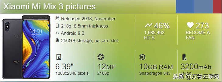 速来围观小米Mi Mix 3S：我们期待的小米的下一待5G旗舰智能手机