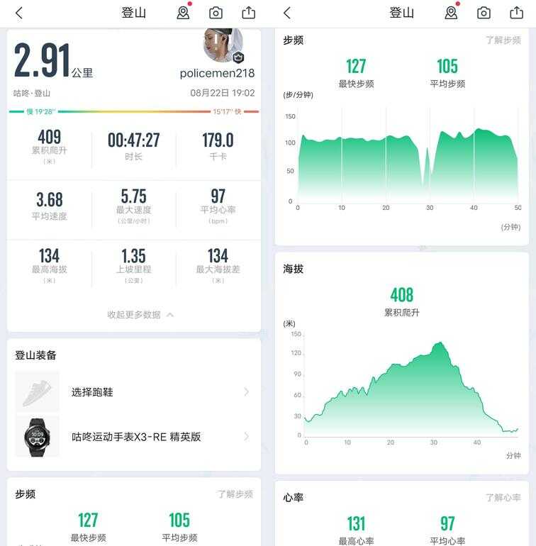 肉身详测codoon 咕咚 X3-RE 智能运动手表