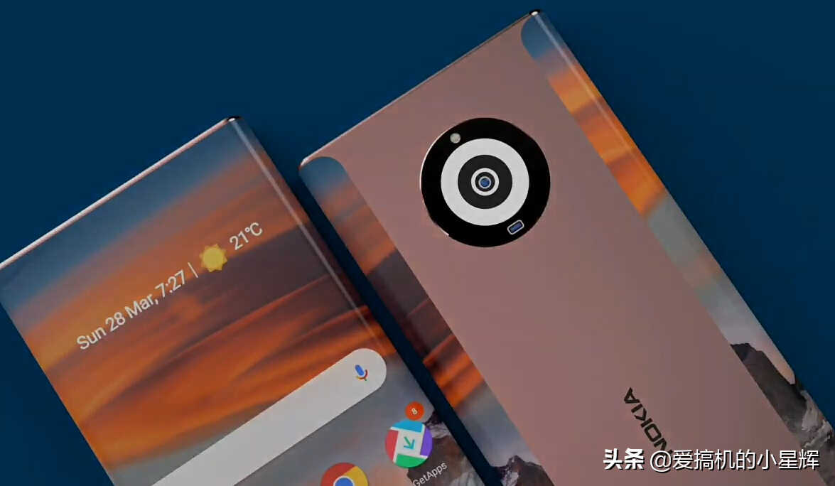 诺基亚N95 5G概念机曝光，7000mAh+2亿像素，还有环绕屏设计