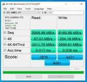 用料厚道,速度超快!威刚XPG翼龙S70固态硬盘PCIe4.0 测试
