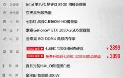 疑问解答组装一台i3八代的电脑多少钱,那些搭配