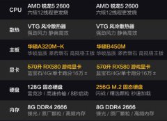 2500元最佳游戏整机锐龙主机为你呈现！