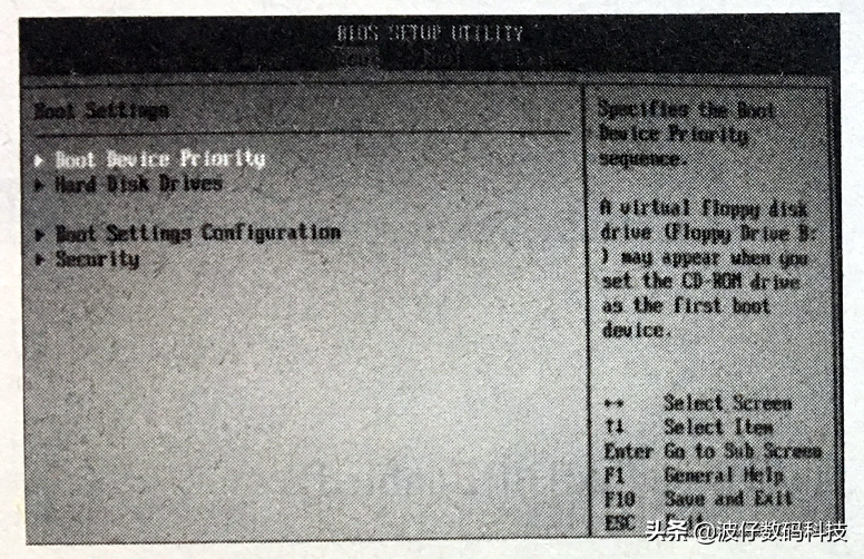 主板BIOS中的USB设置和启动项顺序设置以及还原出厂设置