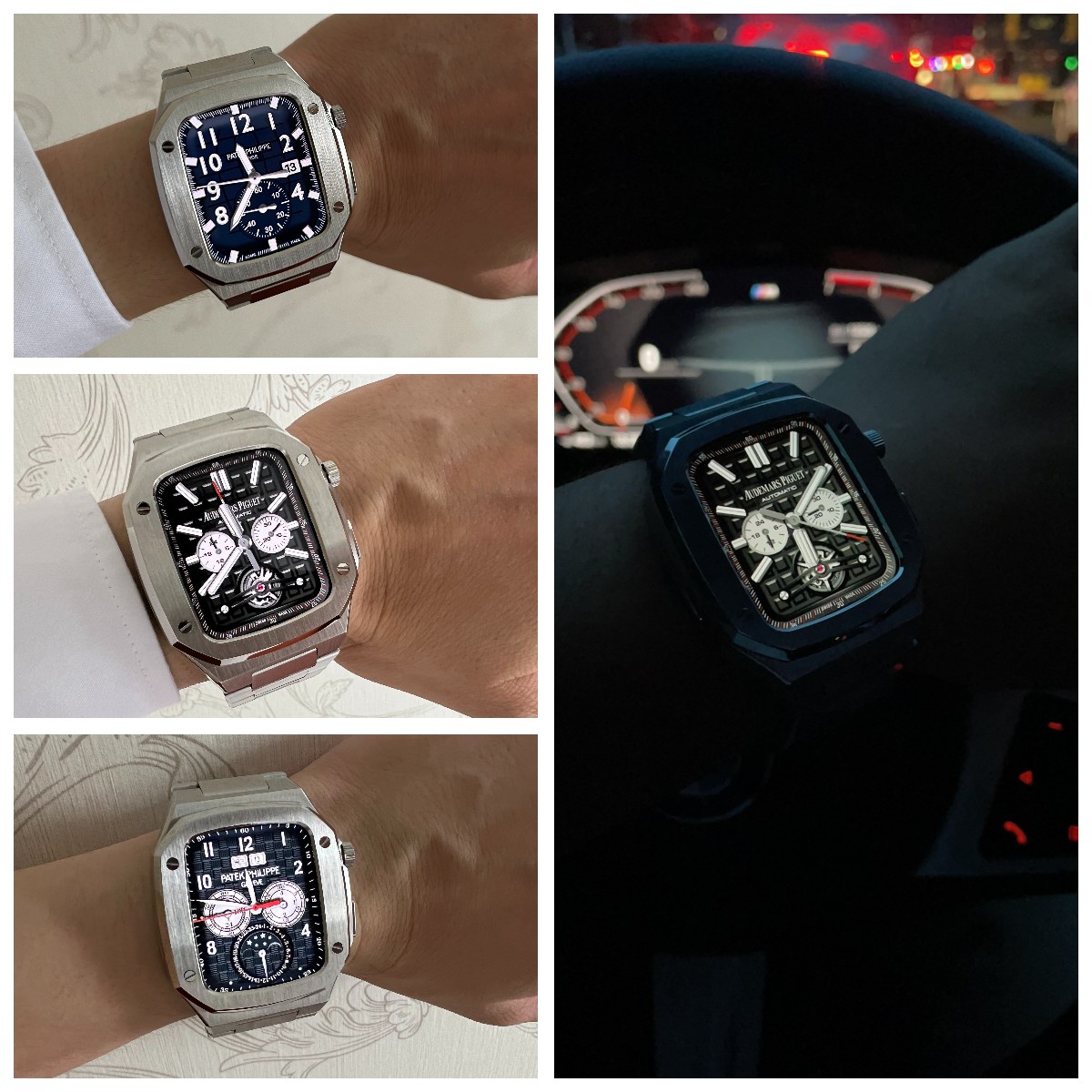神级免费iWatch 表盘App,苹果手表改装爱彼皇家橡树表壳全套教程