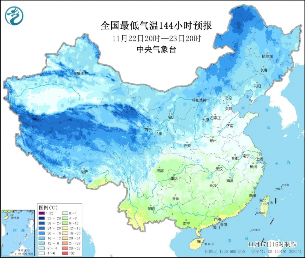 实力派冷空气又来！近20个大城市降温将超10℃ 东北或再遭特大暴雪