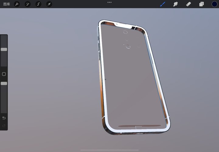 iPad 最佳绘图 App 更新了,我用它画了个 iPhone 13 Pro Max
