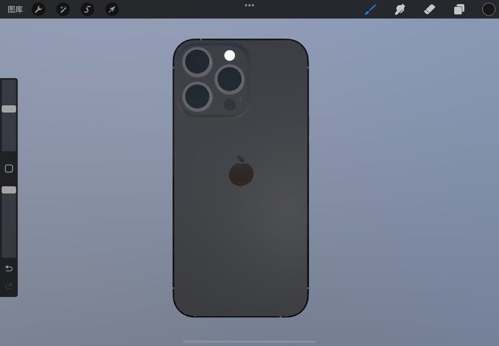 iPad 最佳绘图 App 更新了,我用它画了个 iPhone 13 Pro Max