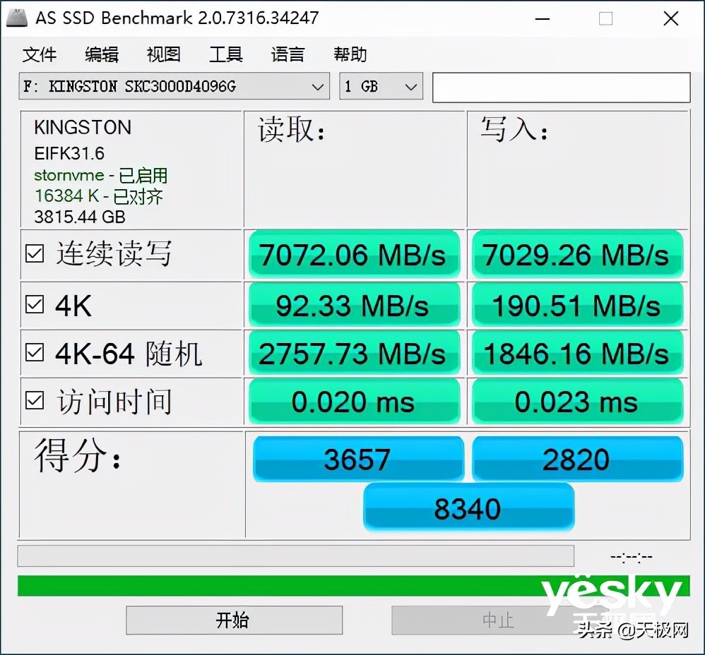 让电脑焕发强大数据传输力,金士顿KC3000 PCIe 4.0 NVMe M.2 SSD测评