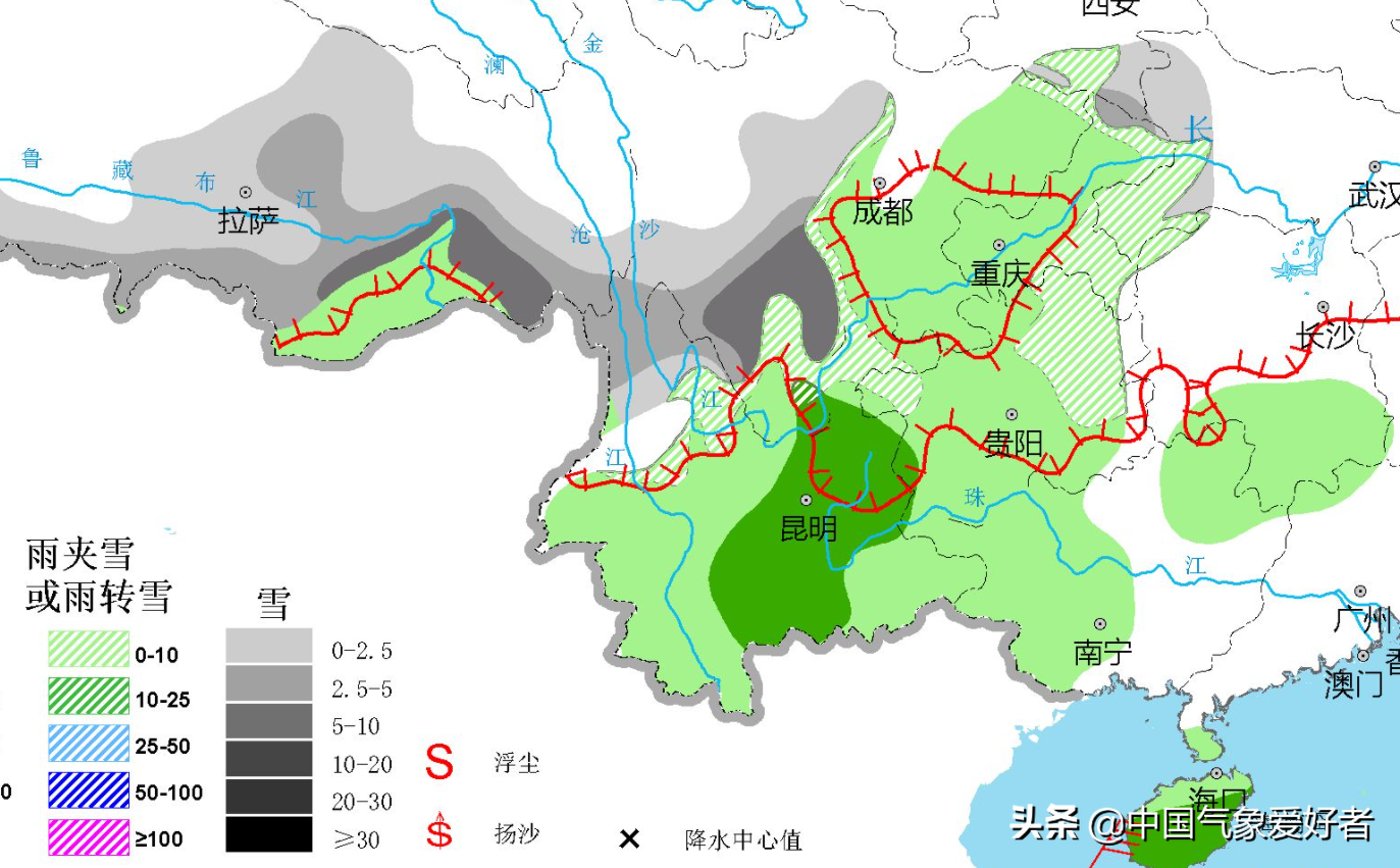 较强冷空气酝酿,南方真要下雪了?权威预报:大范围雨雪即将重启
