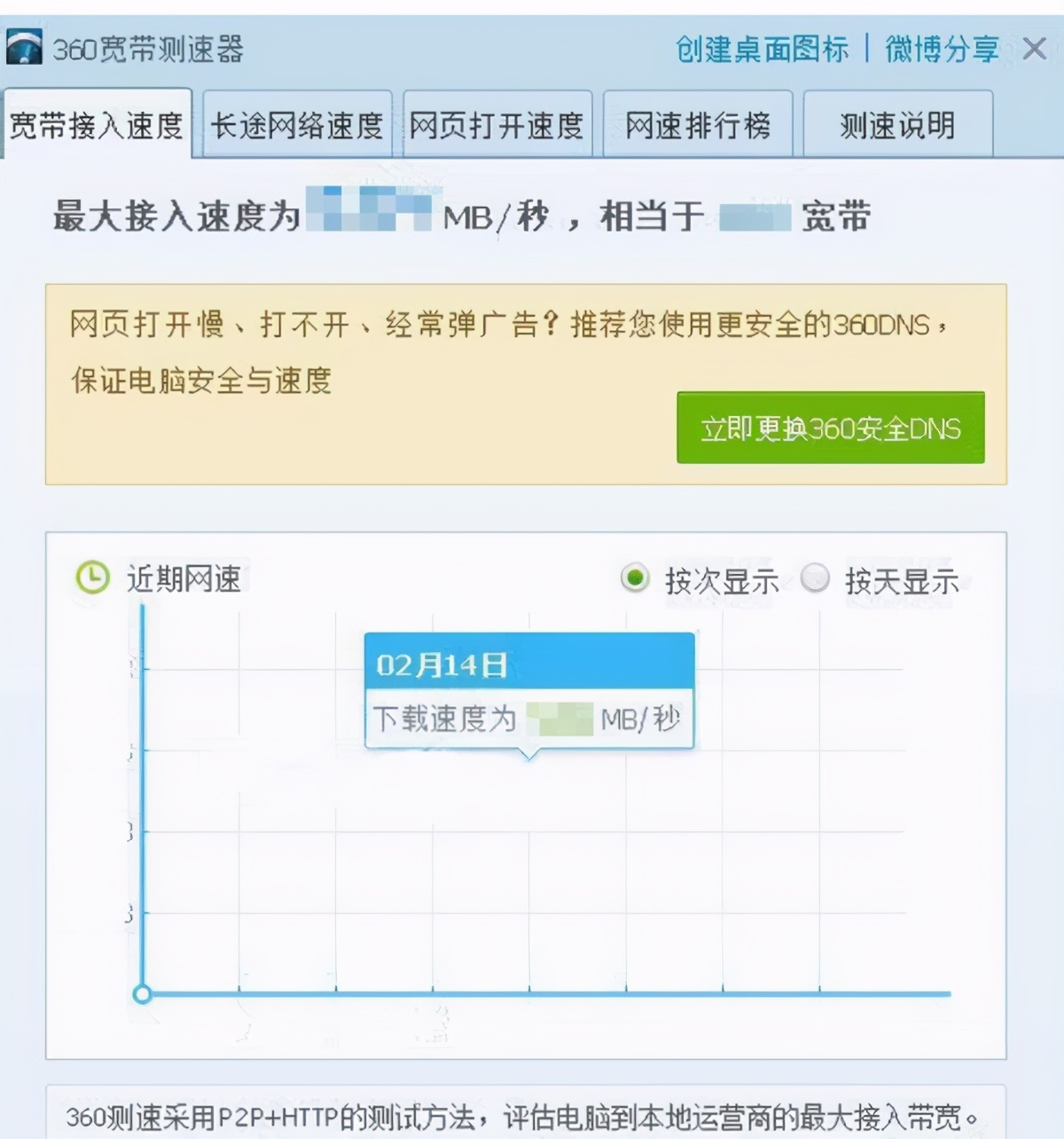 分享|实用便携测网速小工具,干净独立版宽带测速器