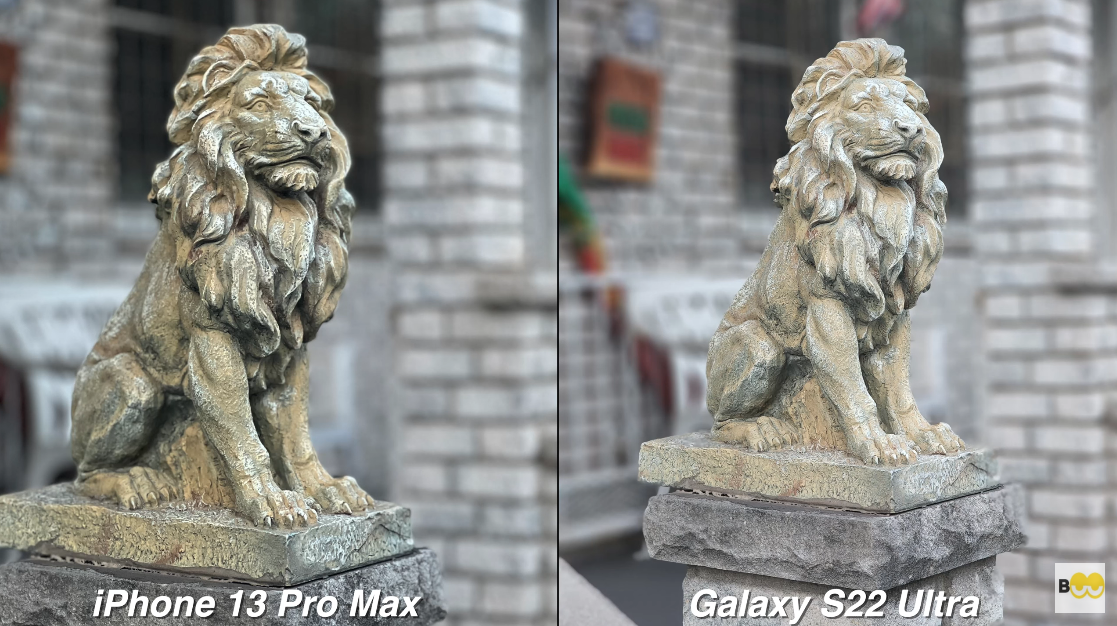 三星S22UItra影像对比苹果13ProMax,都是机皇,谁好谁差?