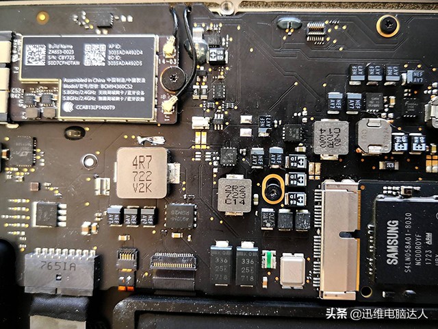 苹果MacBook Air笔记本开机无反应,烧机无效,原来原因出在这儿