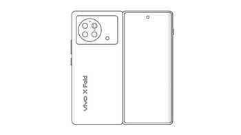 vivo X Fold外观设计曝光:超声波屏下指纹折叠屏