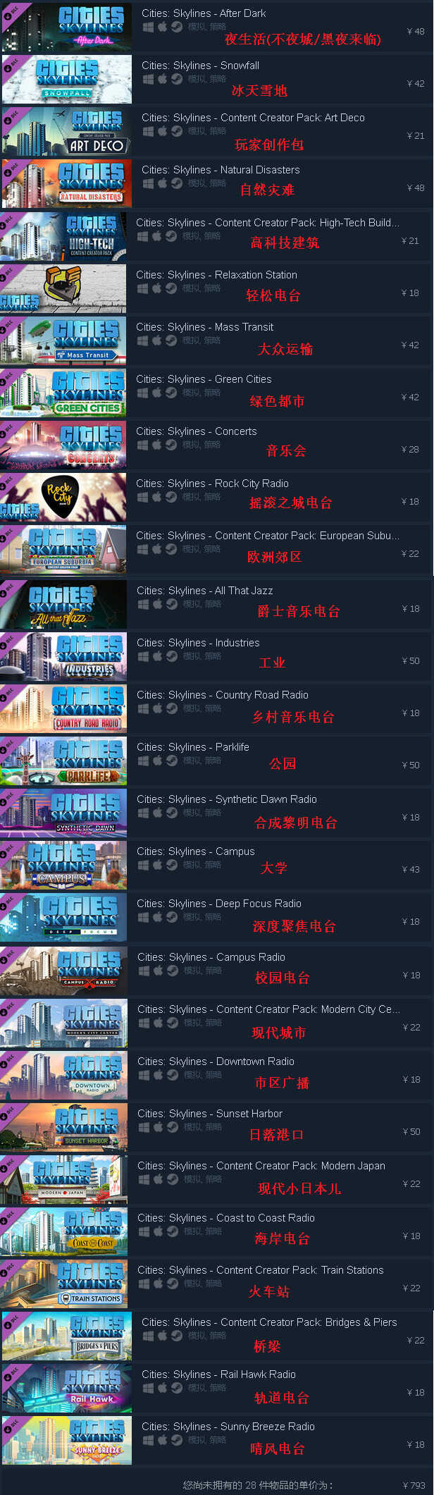 《都市:天际线》电脑配置攻略及DLC的展示(序章)