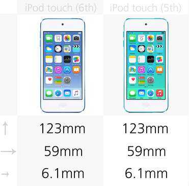 4张图告诉你 iPod Touch 6 相比 iPod Touch 5到底有哪些提升？