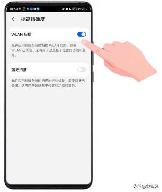 这样的设置,无论室内室外,手机定位都又快又准