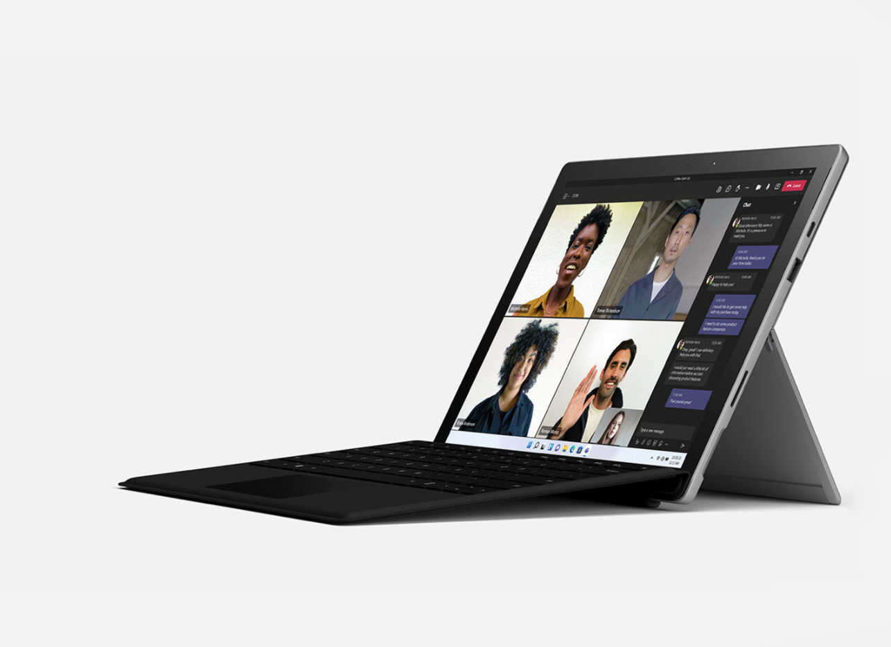 微软推出Surface Pro 7+并开启预售：二合一设计、预装Win11