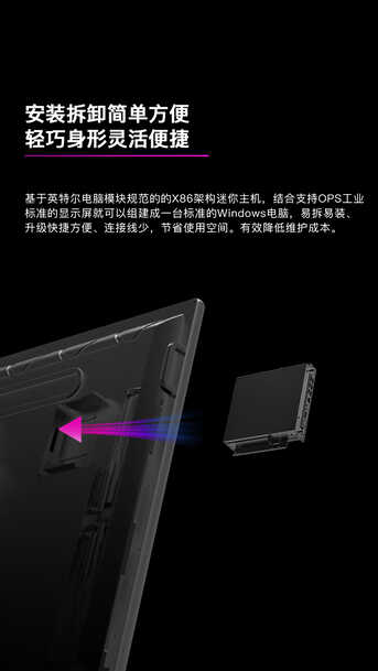皓丽会议平板双系统操作,那OPS电脑模块到底有什么用?