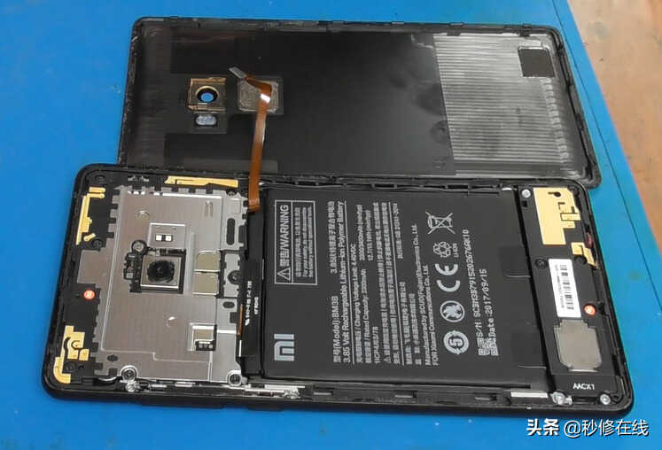小米Mix2拆机图文教程,换电池、换屏幕、换充电接口都不是事!