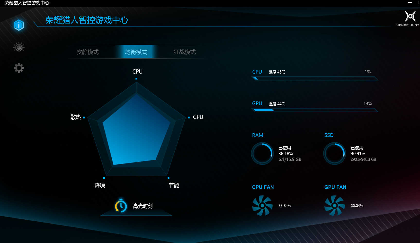 性能强劲 智慧加身!荣耀猎人游戏本V700评测