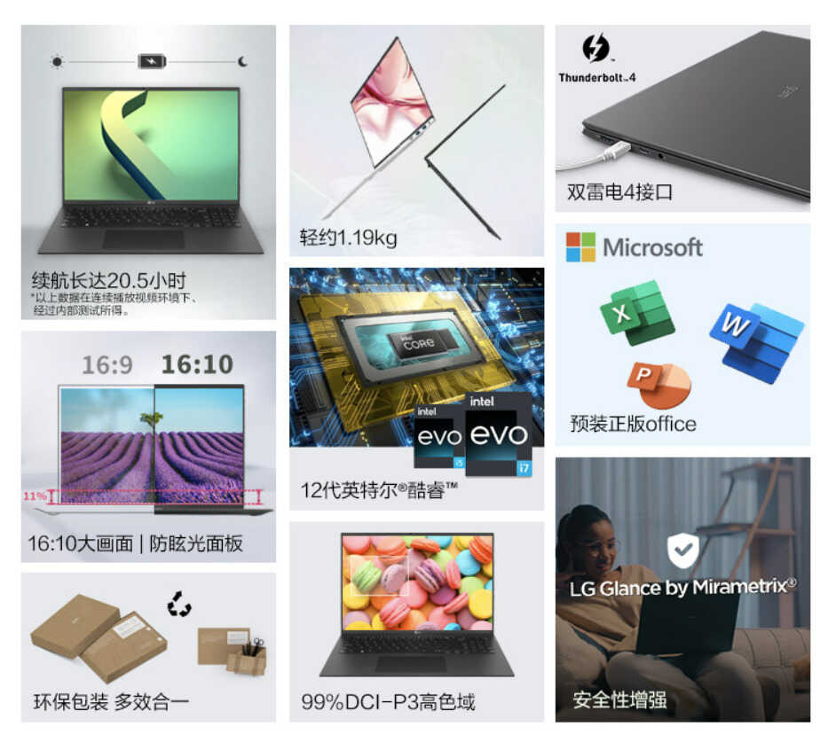 LG gram 2022款上架:兼顾大屏和轻薄的笔记本新选择