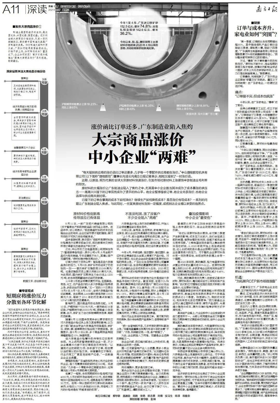 2022年家电行业价格仍将上涨,什么原因导致家电涨价潮?