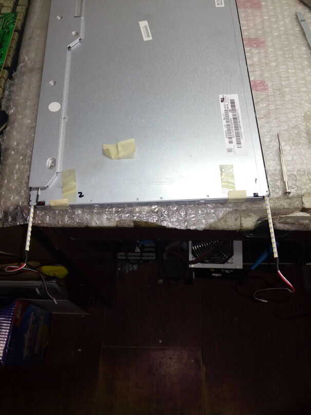 实战维修清华同方显示器详解LCD显示器改LED方法，免拆屏！