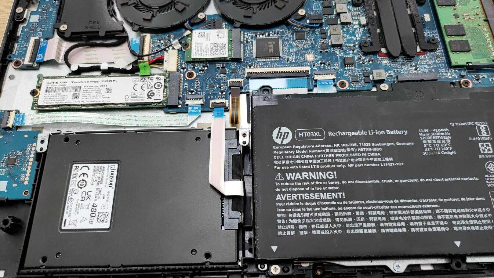 HP PAVILION笔记本机拆机维修