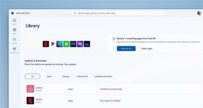 误删软件一键恢复:Win11尝鲜“恢复应用程序”功能