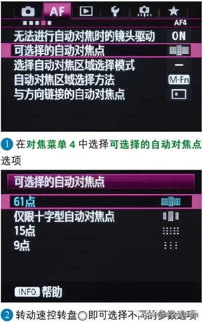 佳能5D3对焦点数量如何改变？水平垂直方向对焦点如何自动切换？