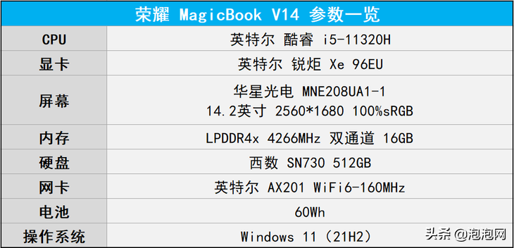 实力逆袭旗舰商务本,荣耀MagicBook V 14评测