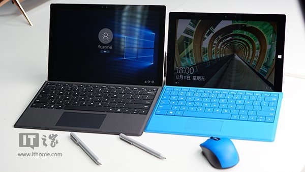 田牌闪闪亮:Surface Pro 4、Surface 3迟来的对比赏析