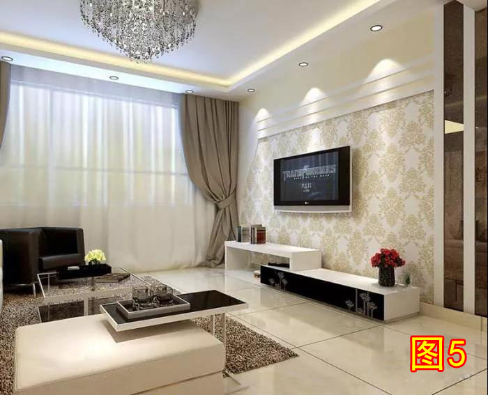 电视背景墙颜色如何选择-客厅电视墙用什么颜色好?