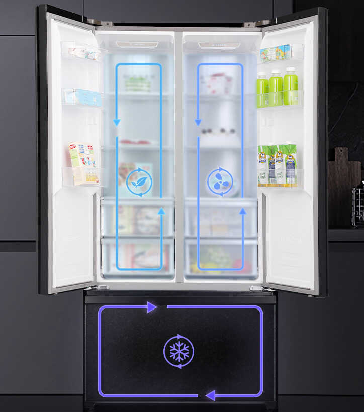 嵌入式冰箱怎么选?三循环+大冷冻!容声冰箱BCD-536WD16HPA点评
