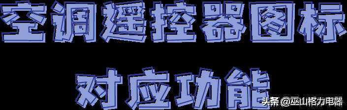 空调遥控器显示的小图标你都认识吗?