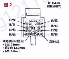 水晶头的正确接线方法,信息模块的接线方法,水晶头的接线顺序