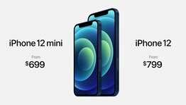 苹果发布5.4英寸的iPhone 12 mini，全球最小最轻的5G手机