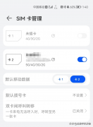 华为手机双卡双待突然只有一个卡能用（华为手机双卡5g设置方法）