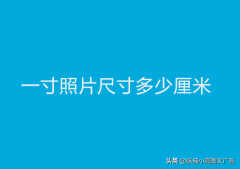 1寸的照片长宽各是多少（一寸照片的长和宽）