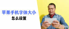 苹果手机怎么把字体调大（苹果手机字体大小设置方法）