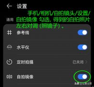 自拍镜像怎么设置（手机自拍镜头设置方法）