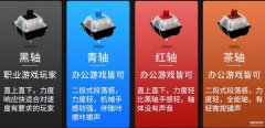 机械键盘黑轴红轴青轴茶轴哪个好（机械键盘各种轴体介绍）