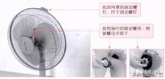 风扇怎么拆开图解（电风扇的拆装操作方法）