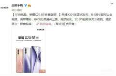 荣耀x20se手机参数配置（荣耀x20se的用机详解）